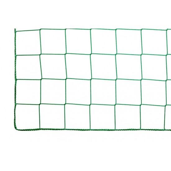 Plasa pentru porta de fotbal verde 7.5m x 2.5m - fir 3mm - 105-01